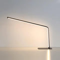 LITFAD Nordic Style LED Table Lamp Modern LED Desk Lamp Reading Light for Study Bedroom Hotel Office - 110V-120V Black Warm Light