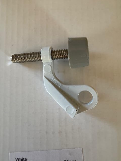 DoorSaver Door Stops in White Finish (50 Unit Box Pack)