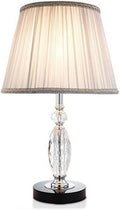 Crystal Table lamp Crystal Desk Lamp Minimalist Bedroom and Study Atmosphere Light Table Lamps(Natural)