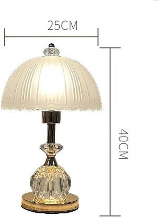 Crystal Table lamp Crystal Desk Lamp Fashionable Simple, Bedroom Bedside Versatile, Study Wedding Home Use Table Lamps