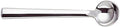 Alessi 'Rundes Modell' Mocha Coffee Spoons in 18/10 Stainless Steel Mirror Polished (Set of 6), Silver
