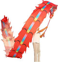 Dance ribbons,Dragon Dance Ribbon Streamer,Dragon Ribbon Streamer,Washable Silk Dragon Poi For Kids & Adults Outdoor Fitness Dragon Dance Ribbon Throw Streamers Chinese Traditional Folk Toys Outdoor P