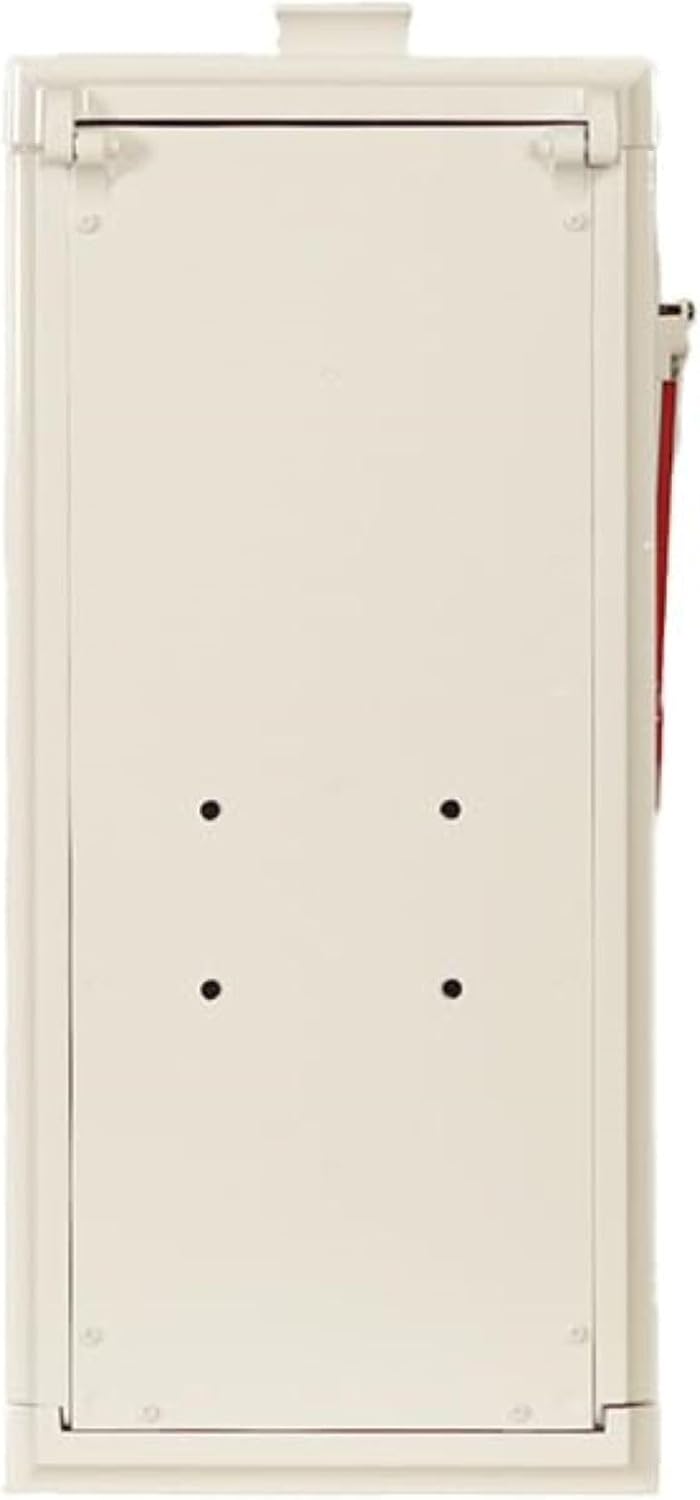 Special Lite Traditional Curbside Mailbox - White Aluminum Mailbox for Post Mount - SCT-1010-WH