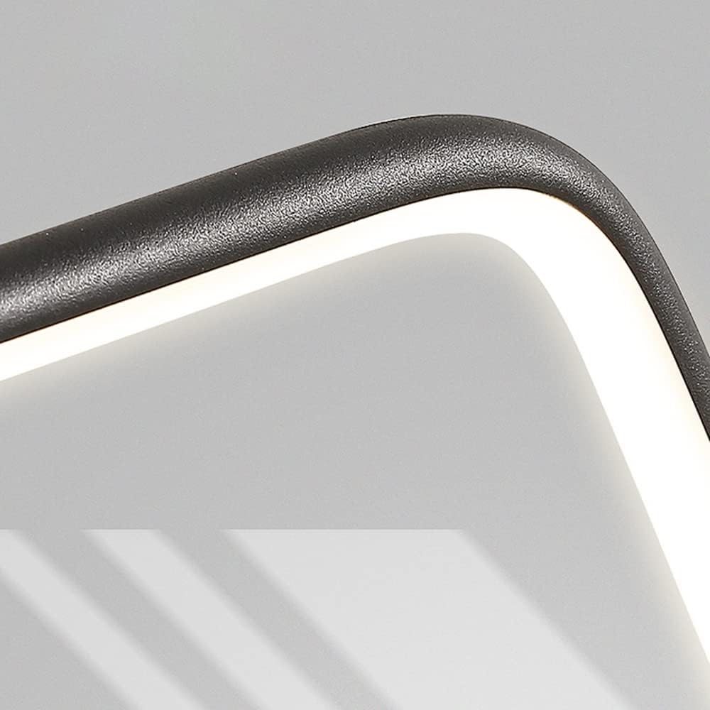 LITFAD Nordic Style LED Table Lamp Modern LED Desk Lamp Reading Light for Study Bedroom Hotel Office - 110V-120V Black Warm Light