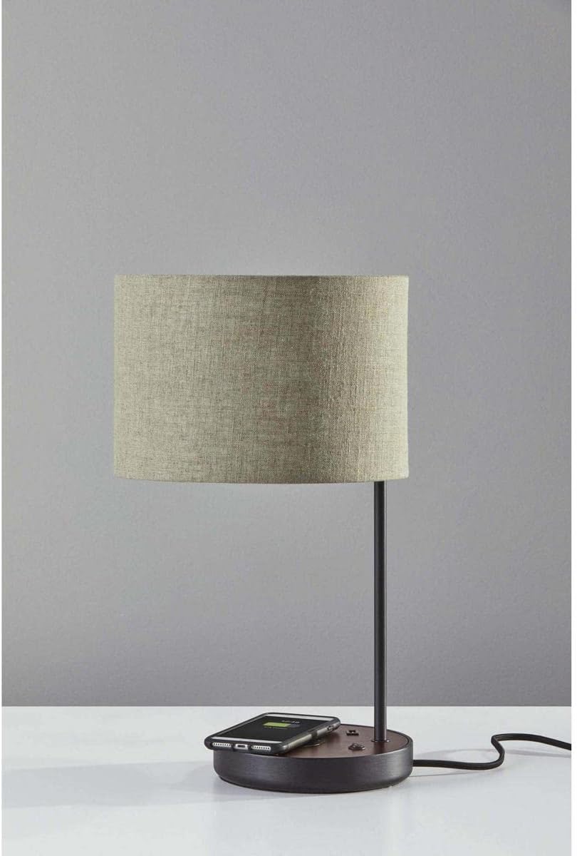 Adesso Oliver Wireless Charging Table Lamp