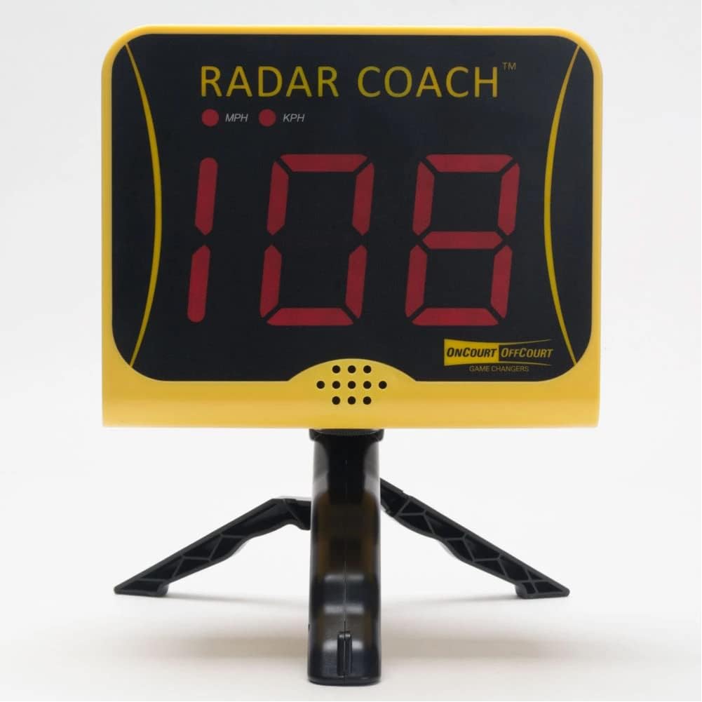Oncourt Offcourt Sports Radar Coach - Measure Ball Speed for Tennis, Pickleball - Portable