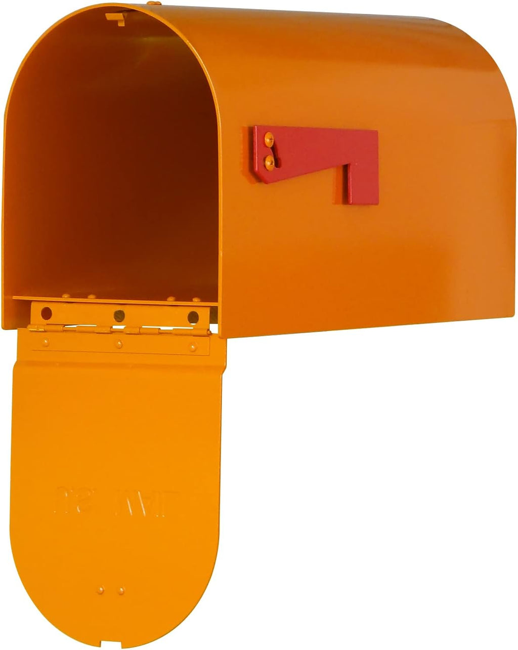 Special Lite Rigby Curbside Mailbox - Orange Aluminum Mailbox for Post Mount - SCR-1016A-ORG