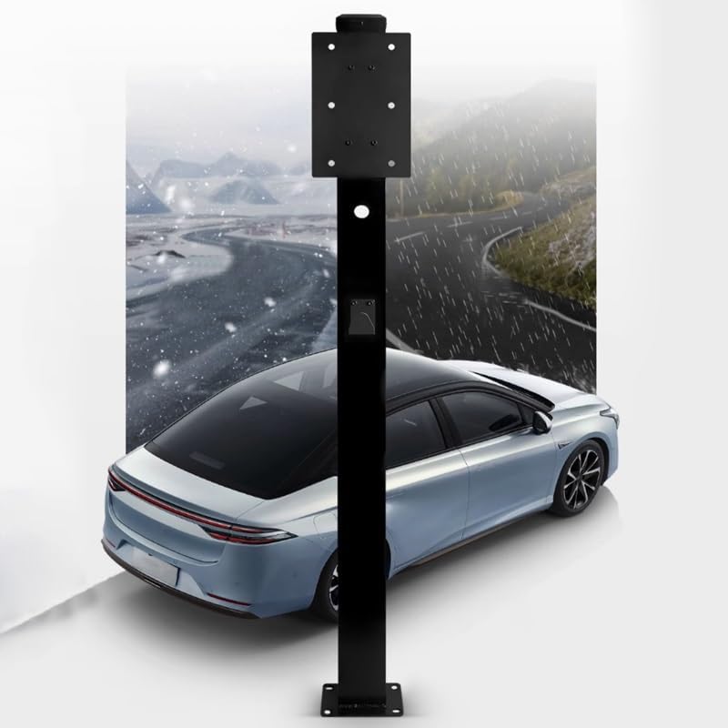 Ev Charger Stand, Electric Vehicle Charging Stations, Mailbox Post, Charger Holder,Charging Lever, for Sidewalk and Street Curbside(150cm)