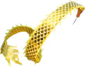Lion Dance Dragon Dance for Outdoor 8m/26.2FT Chinese Dragon Dance Wulong Flowy Ribbon Streamer for Fitness Exercise Performance Lion Dance Crafts Traditional Festivals(Yellow)
