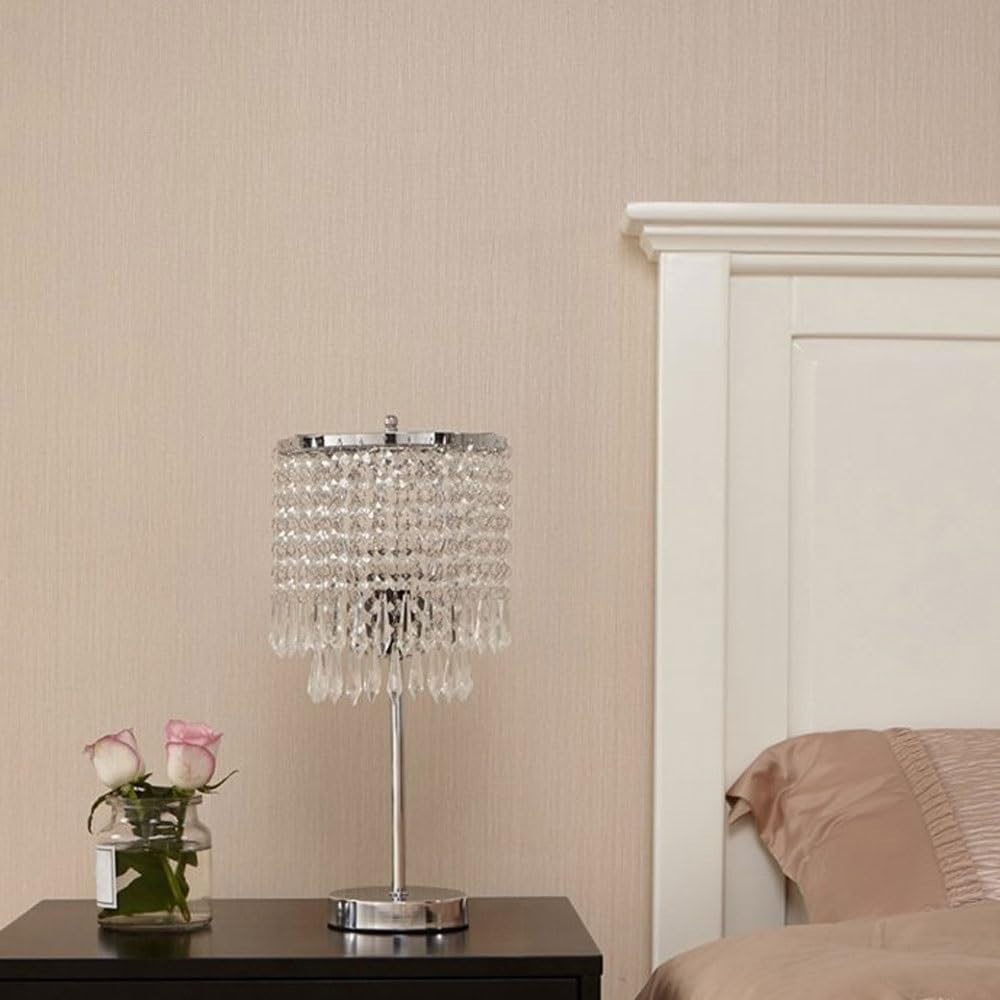 Crystal Table lamp Minimally Designed Bedroom Bedside Crystal Decorative Desk Lamp Romantic Table Lamps