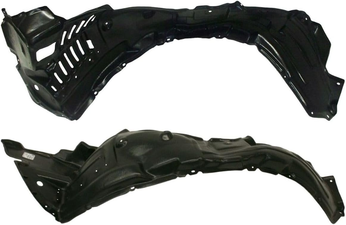 Set of 2 Front Right Wheel Liner + Splash Shield Plastic for Lexus for IS F Base 2008-2014