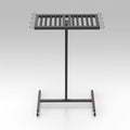 Home Gym Organizer Rack Sturdy Pingpong Sports Equipment Storage Rack Table Tennis Racket Shelf on Wheels, for Shop/Training Hall/Gym Club/Company Game Room/Home, Save Space