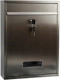 Mailboxes for Outside Wall Mounted Mailbox Post Box for Wall and Fence Viewing Windows Large Capacity Mail Box