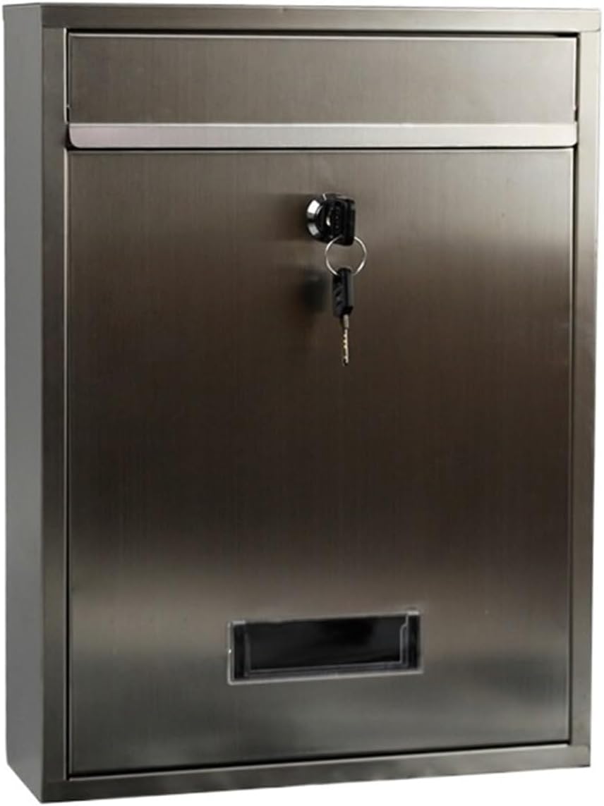 Mailboxes for Outside Wall Mounted Mailbox Post Box for Wall and Fence Viewing Windows Large Capacity Mail Box