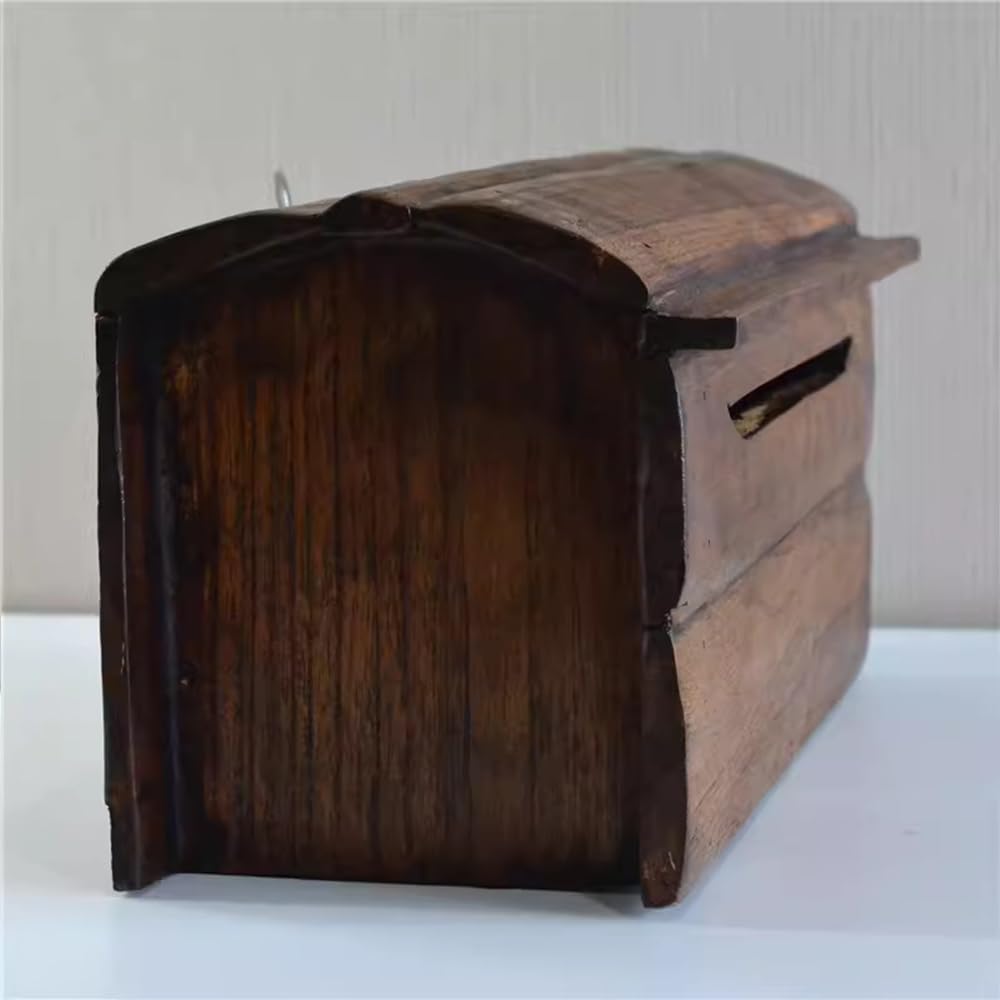 Wooden Outdoor Mailbox Wall Mounted Newspaper Letter Box Creative Post Box Home Company Garden Decor Mailbox