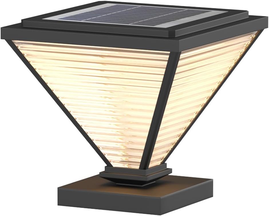 Outdoor Solar Post Lights Solar Powered Deck Post Lights High Brightness Flickering Flame LED Lighting for Garden Fence Deck Mailbox Yard Porch Fit 4x4, 5x5 Or 6x6 Wooden Posts