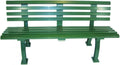 Har-Tru Courtsider Tennis Court Bench - 5 Foot (Green)