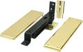 Deltana DASH95U3 Double Action Solid Brass Spring Hinge with Solid Brass Cover Plates