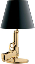 Desk Lamp,Night Light LED Table Lamp,Modern Gold Gun Lights AK47 Luxurious Desk Lamps for Bedroom,Hotel,Living Room,Office and Party Ambience (Pistol Table Lamp)