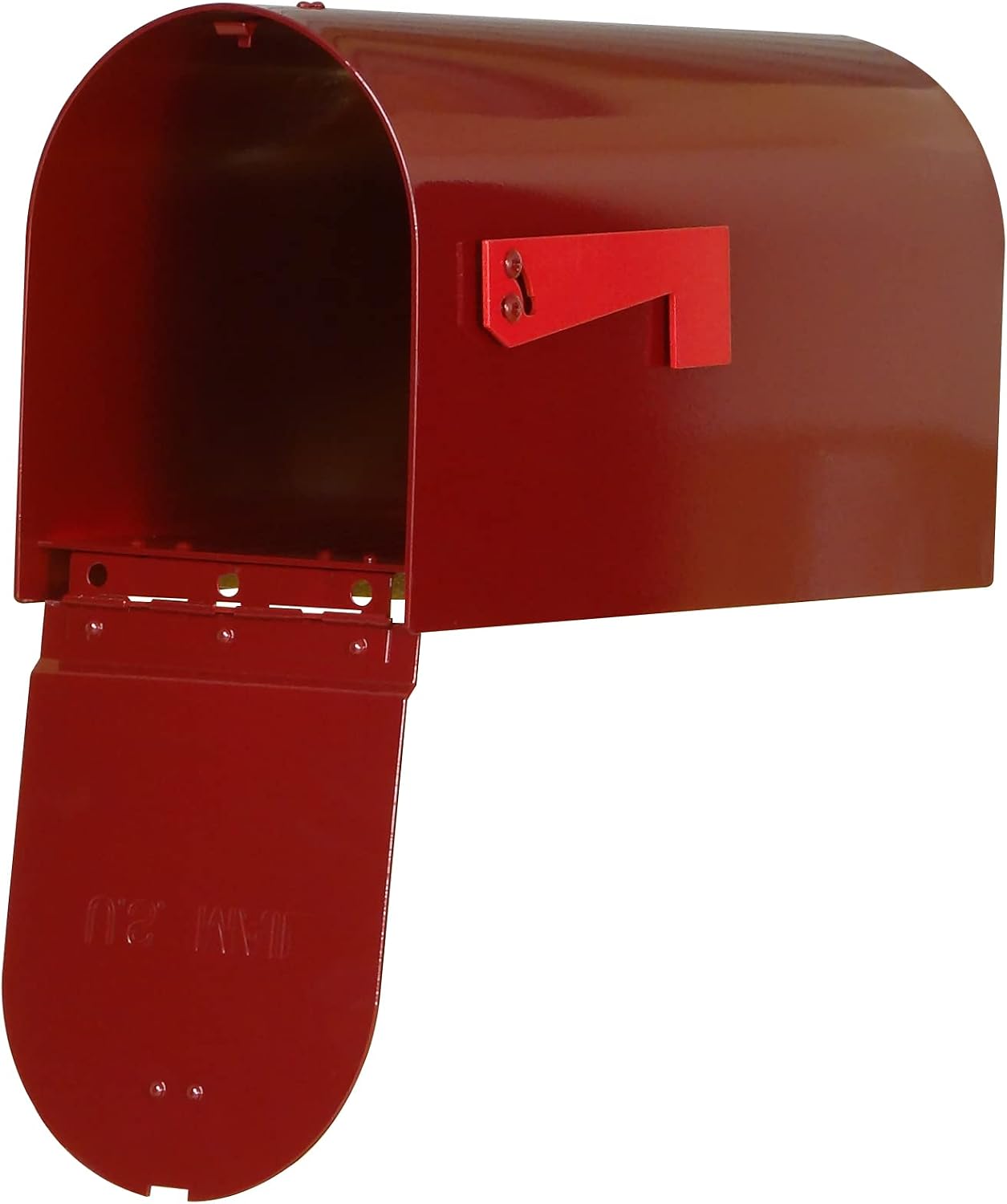 Special Lite Rigby Curbside Mailbox - Wine Aluminum Mailbox for Post Mount - SCR-1016A-WIN