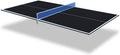 71' Foldable Table Tennis Conversion Top with Net - 12mm MDF Ping Pong Table Top with Pre-Assembled Design - Portable Indoor Game Table with EVA Foam Pads