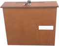 Post Box, Lockable American Style Mailbox Outdoor House Wooden Security Letterboxes for Outside Wall, Wedding