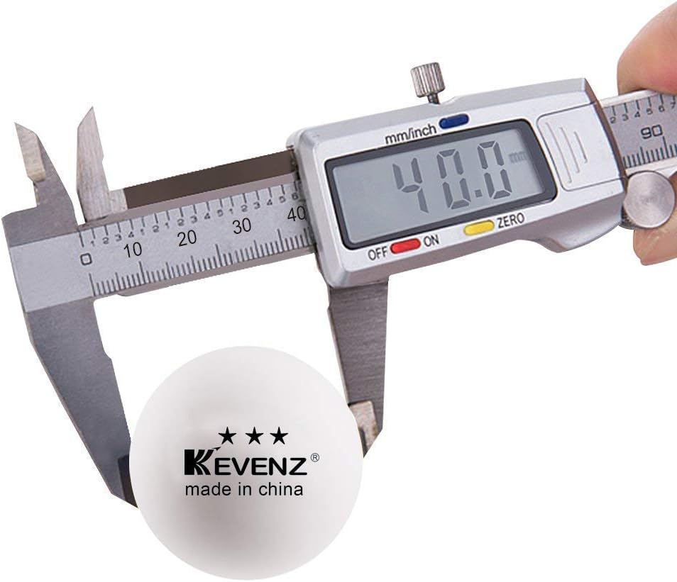 KEVENZ 1500-Pack Ping Pong Balls, 3 Star Advanced Table Tennis Balls, Bulk Outdoor and Indoor Ping-Pong Ball for Training, Competition and More