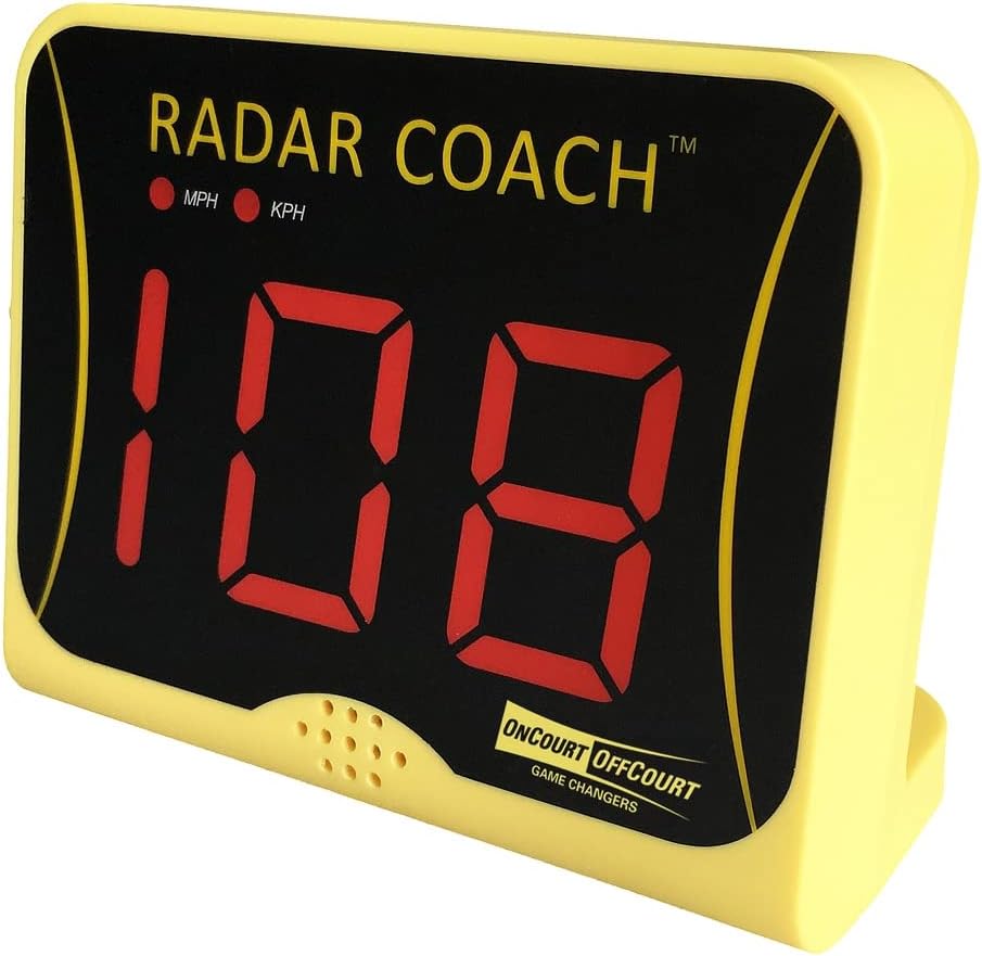 Oncourt Offcourt Sports Radar Coach - Measure Ball Speed for Tennis, Pickleball - Portable