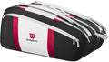 Wilson Tennis Badminton Racket Bag COURAGE COLLECTION (College Collection) Holds 2 to 15 Racquets (Based on Medium Weight Racquets)