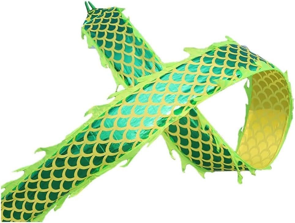Fitness Toys Children's and Adult Fitness Sports Ribbon, 6/8/10 M Extra Long Artistic Throwing Streamer Silk Flutter Swing Dragon Dance Ribbon(A,10m/32.8ft)