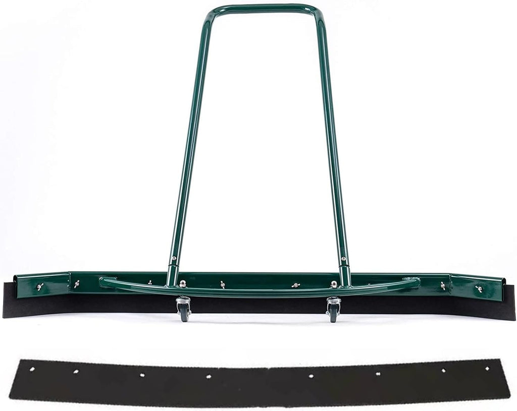 Tennis Court Squeegee Lightweight Aluminum Squeegee Broom, Rain Sweep Heavy Duty Water Remover for Courts, 5ft EVA Foam Blade