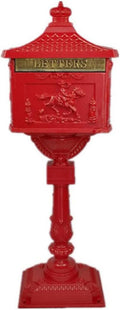 Post Box, Wall Mounted Letterbox, Letter Boxletterbox Mailbox With Lock Cast Security Stand Aluminum Mail Box Postal Box For Apartment Villa Home Garden Letter Newspaper Mailbox mailbox ( Color : G )