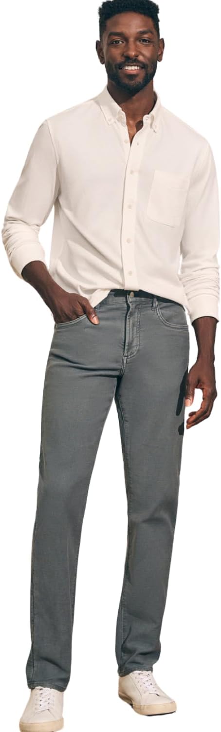 Faherty Men's Stretch Terry 5 Pocket Pant