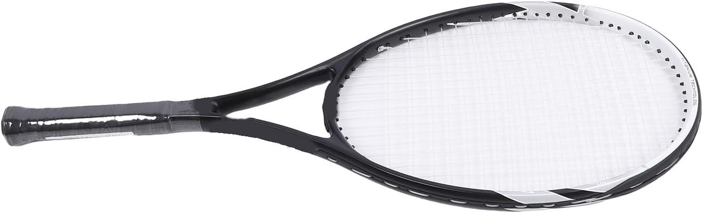 CHICIRIS Composite Material Tennis Rackets, Super Light Large Racket Face for Beginners with 3D Break Wind Ball Frame and Training Kit