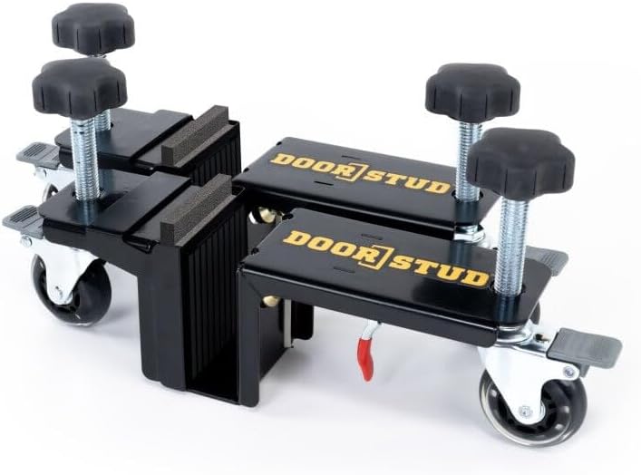 Door Stud Pro with Infinite Spacer – Adjustable Steel Door Installation Tool | For Pre-Hung, Slab & Barn Doors | 300lb Capacity | Contractor & DIY