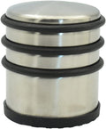 JSEIAJB Stainless Steel Door Stop Round Decorative Heavy Duty Stopper Holder for Stopping(Black)
