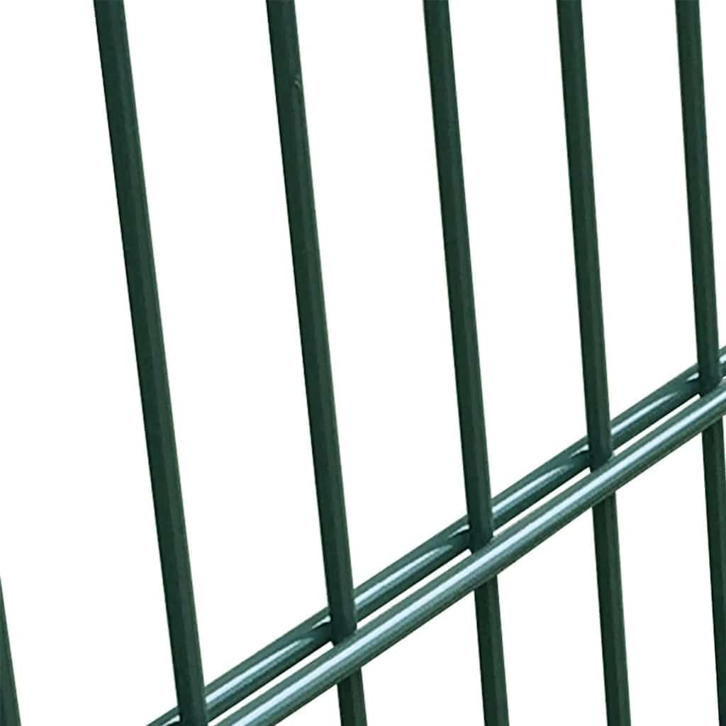 Green 2D Steel Fence Gate 41.7x74.8 Garden Security Entry for Patio, Driveway, Yard, Outdoor Use