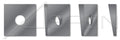 (300 pcs) 5/8', ID=11/16', OD=1-1/2', THK=0.25', Square Beveled Malleable Levelling Washers, Type A, Cast Iron