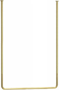 Clothing Store Display Racks, Wall-Mounted Heavy-Duty Clothes Rails, Detachable Clothes Storage Racks, Metal Ceiling Hangers for Bridal Shops(Golden-80Cmx125Cm
