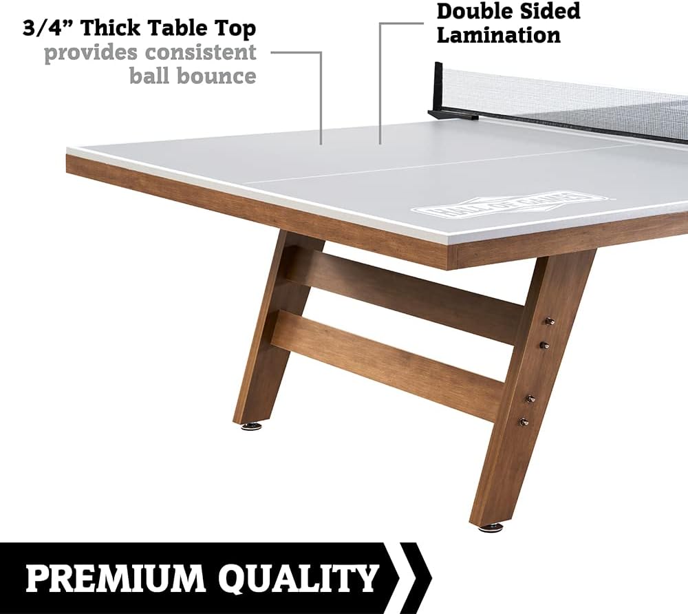 Hall of Games Table Tennis Tables Multiple Styles, Furniture Quality Ping Pong Tables with Easy Clamp Nets, Perfect for Family Game Rooms