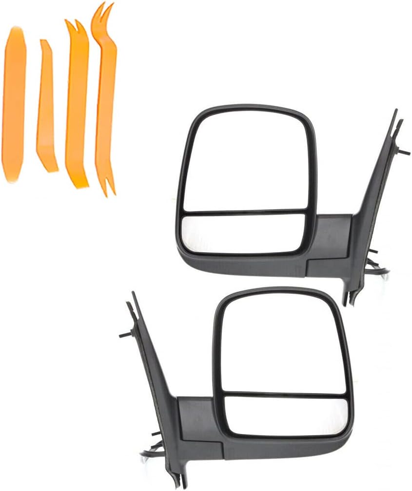 Parts N Go Heated Power Mirror Set For 2008-2021 Express Savana Driver & Passenger Side Left Right w/Trim Removal Tools GM1320396 GM1321396 84994863 84994864