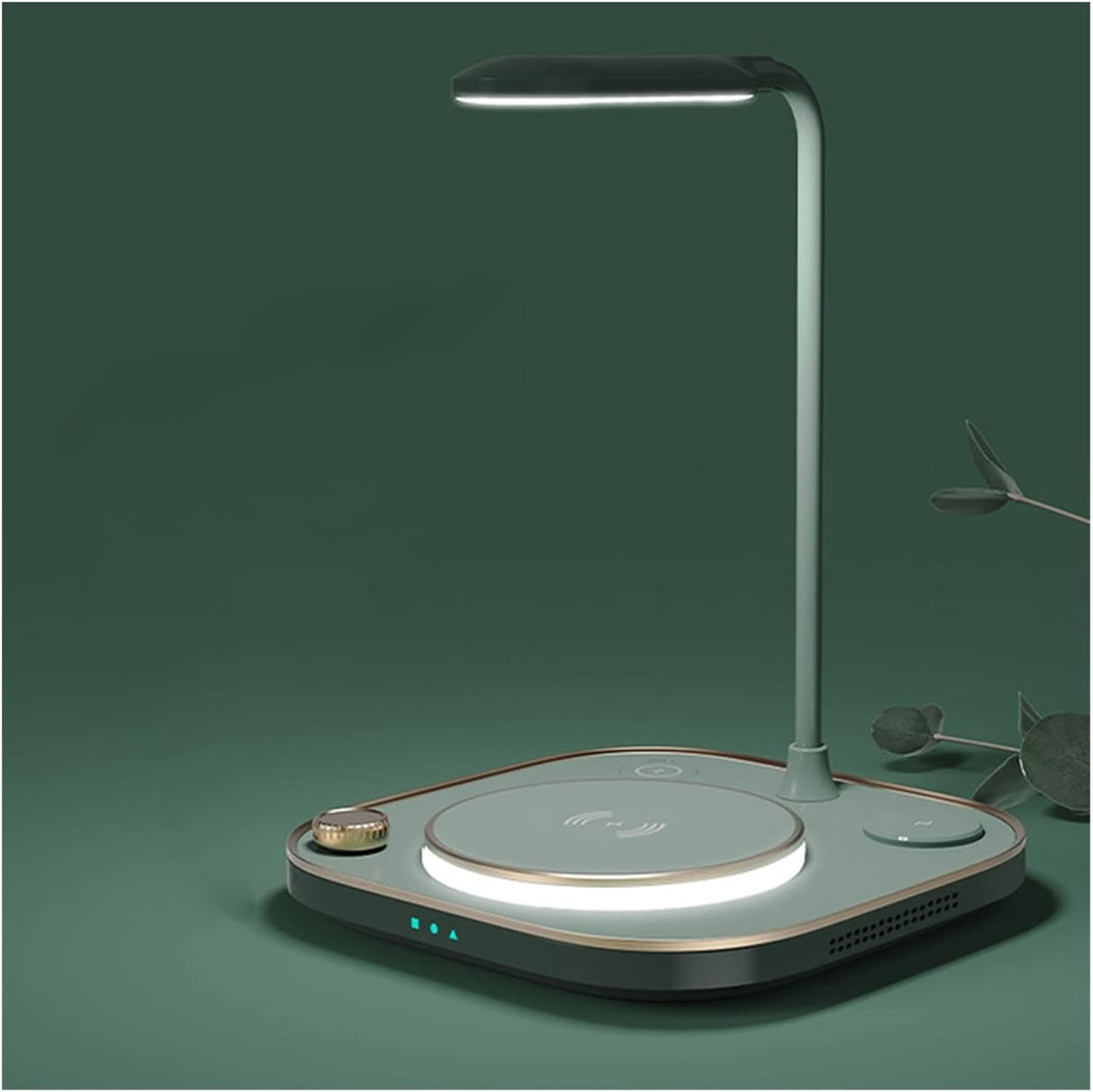Led Office Desk Lamp Charger Lamp 15w Fast 3 in 1 Charging for Phone Watch Earphone (Color : E)
