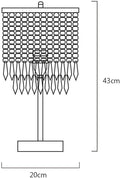 Crystal Table lamp Minimally Designed Bedroom Bedside Crystal Decorative Desk Lamp Romantic Table Lamps