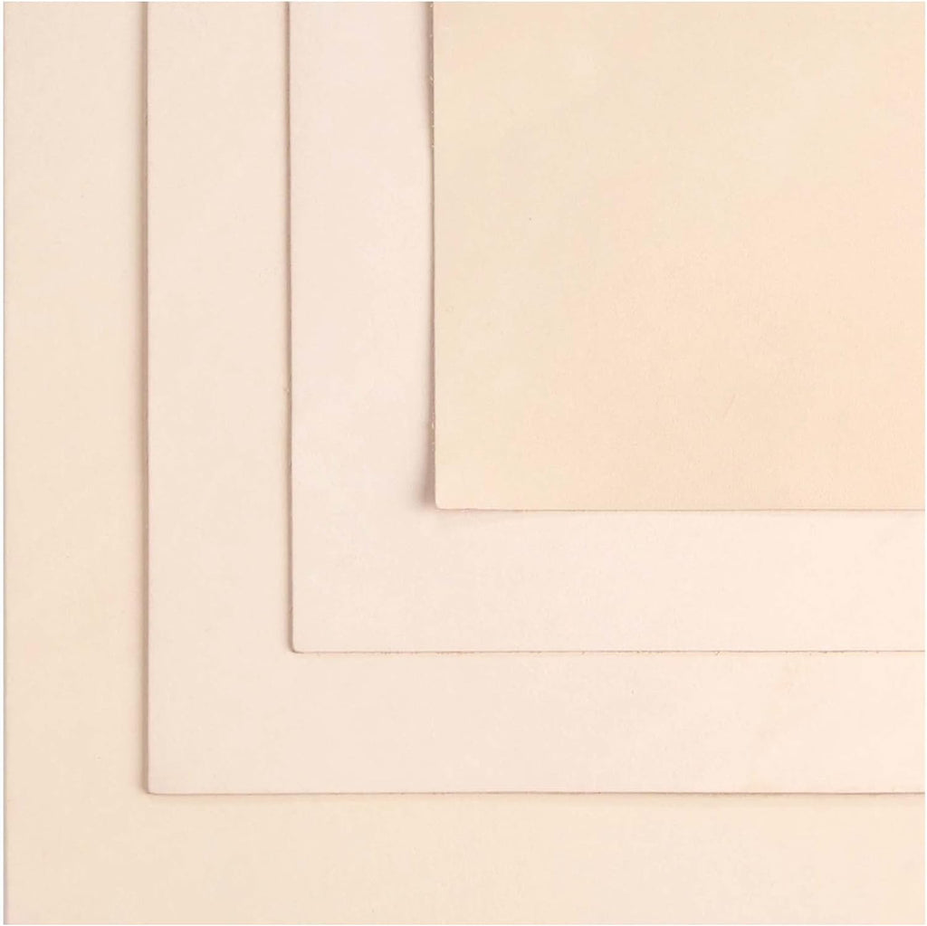 ELW 7-8 oz.(3-3.2 mm) Thickness Pre-Cut Square 30'x48', Tooling Leather Vegetable Tanned Full Grain Leather - Cowhide Leathercraft for Holsters Knife Sheaths Coasters Molding Emboss Stamp Cases
