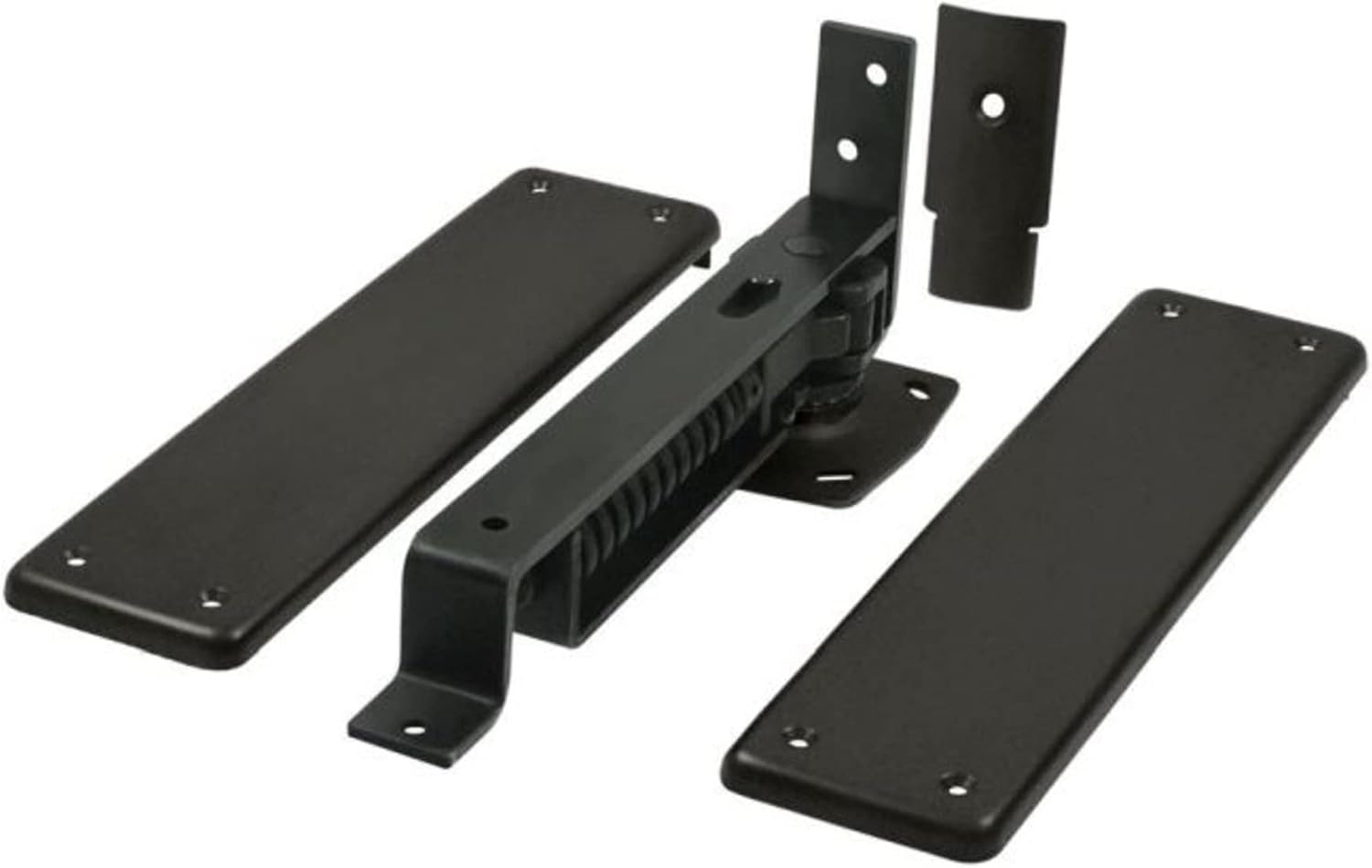 Deltana DASH95U10B Double Action Solid Brass Spring Hinge with Solid Brass Cover Plates, Oil-Rubbed Bronze, 3 3/4' Height X 9 1/4' Width