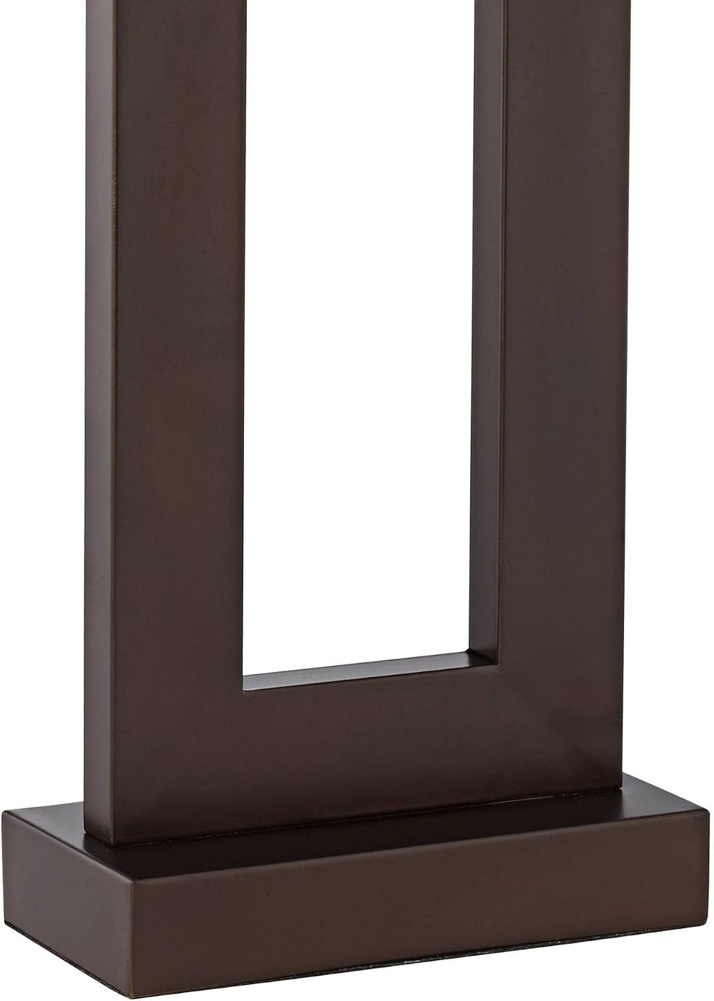 360 Lighting Marshall Modern 3-Way Table Lamp 30 1/4' Tall with Dimmer and USB Charging Port Bronze Open Window White Rectangular Shade for Bedroom Living Room Nightstand Bedside Night Stand Office