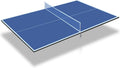 Foldable Ping Pong Table Top for Billiard Table, 9x5FT Table Tennis Table Topper for Pool Table, Indoor Outdoor Portable Table Tennis Conversion Top w/Net & Foam Padding
