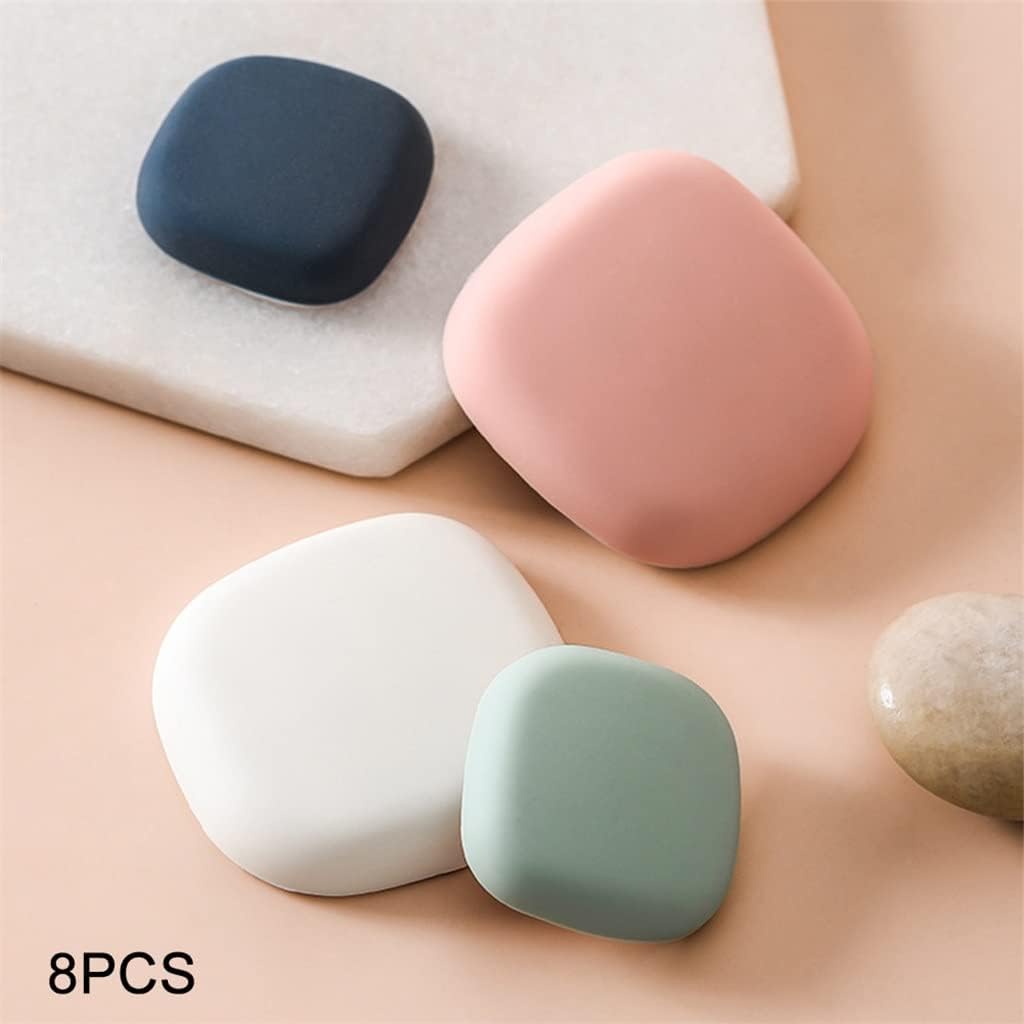 VIDI 8pcs/Pack Self Adhesive Silicone Bedroom Home Knob Handle Door Stopper Wall Protector Shield Bumper