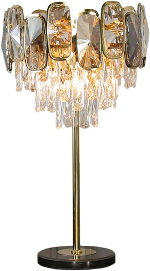 Luxury Retro Crystal Bedside Table Lamp Modern Creative Bedside Table Lamp Living Room Bedroom Bedside Table Lamp Luxury Home Decoration Lamp