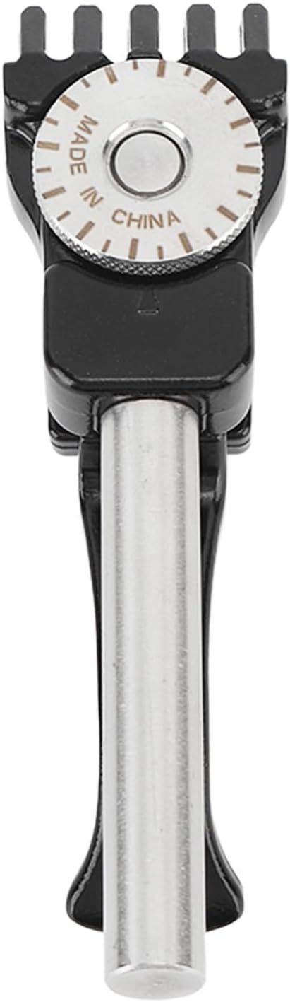 Keenso Black Stringing Clamp Tennis Flying Clamp Starting Tool Accessories - Versatile Design with Adjustable Turntable, High Strength Bearings